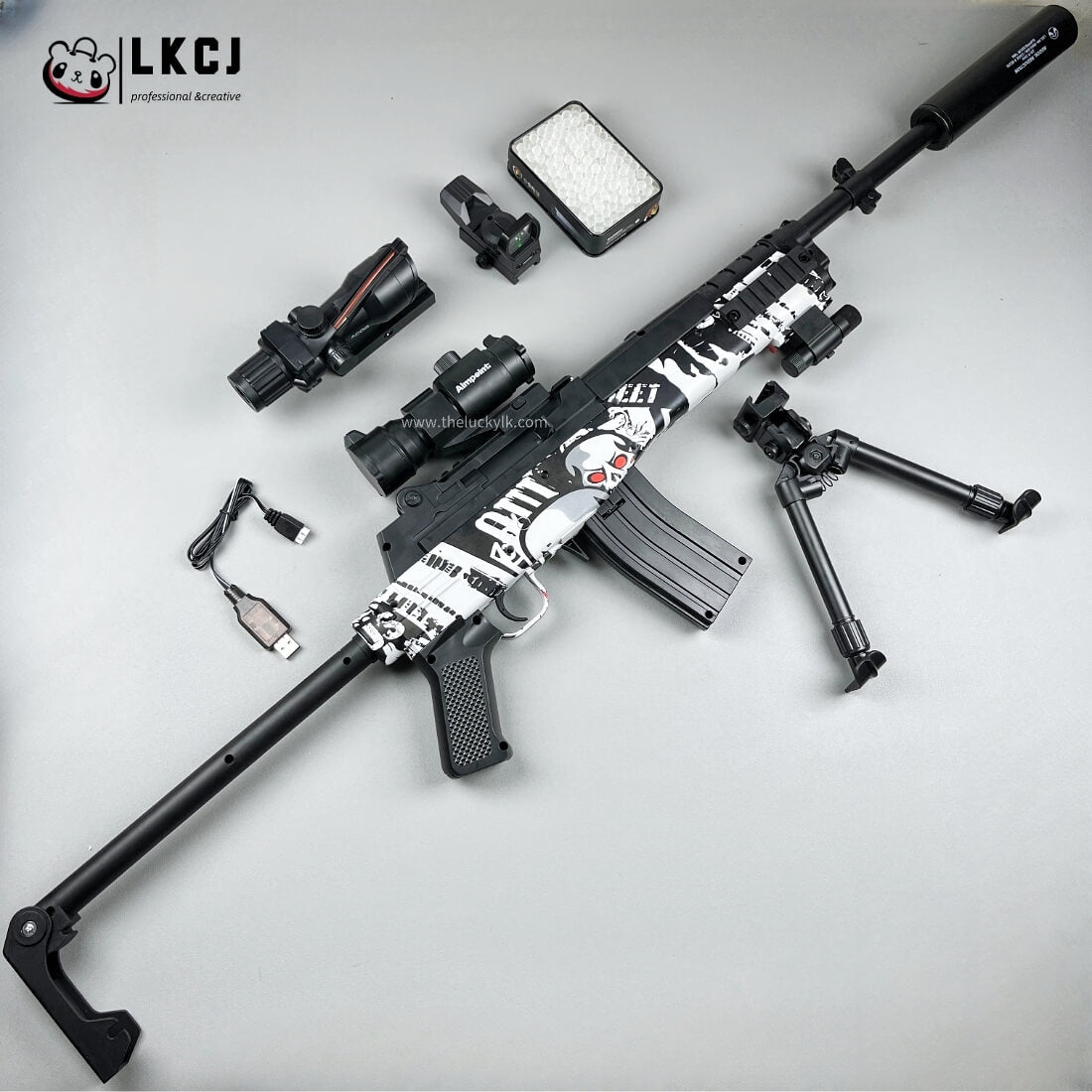 Electric Mini14 Sniper Gel Blaster