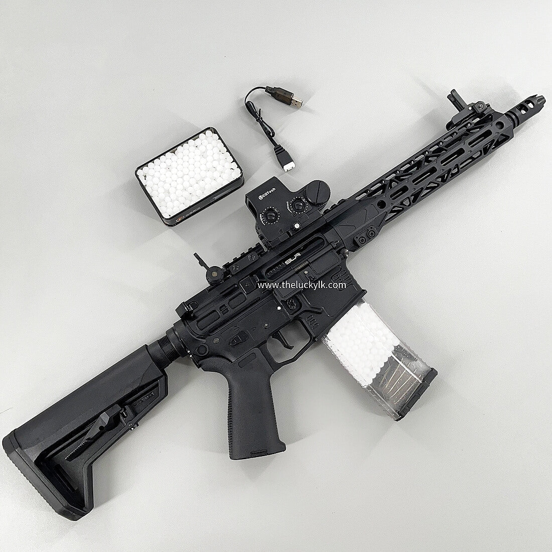 SLR PDW Gel Blaster With Programmable Fire Control Chip
