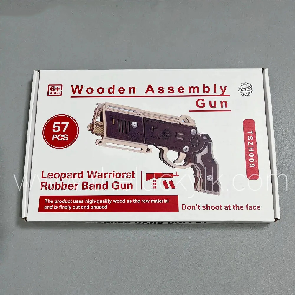 Space Sci-Fi Pistol - Wooden DIY Toy