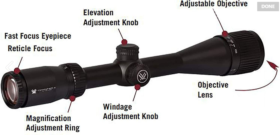 HD 4X16X50 Rifle Scope