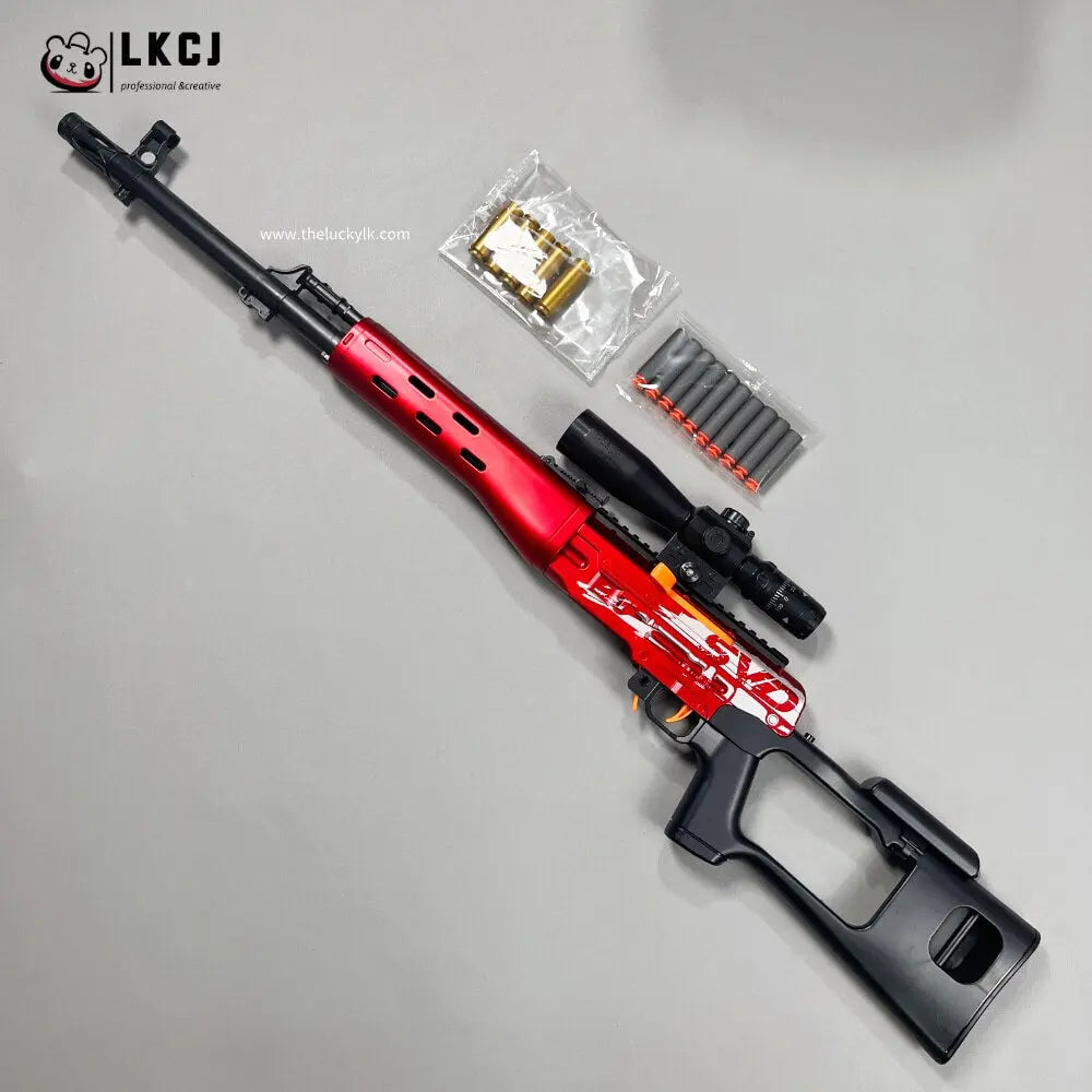 New SVD Sniper With  Exquisite Color Soft Bullet Gun Toy