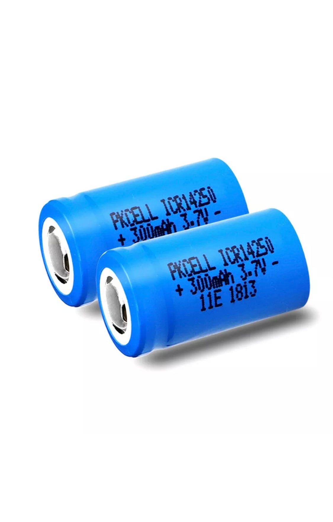 2 Pack 14250 ICR14250 300mAh 3.7V Lithium Batteries