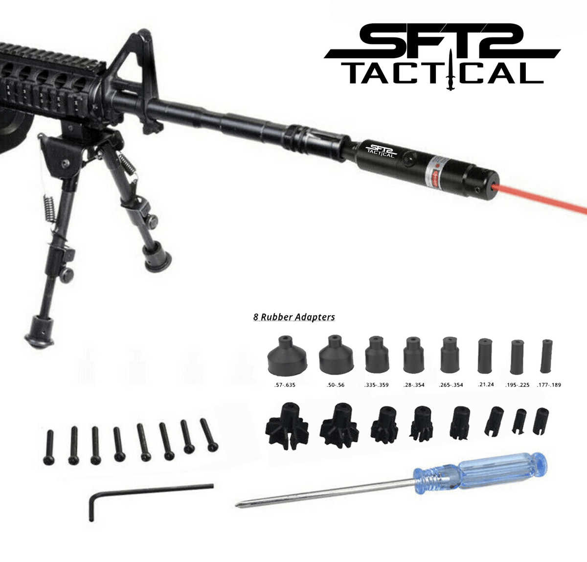 Aimtechx™ Tactical Universal Laser Bore Sighter for .22 to .50 Caliber Scope