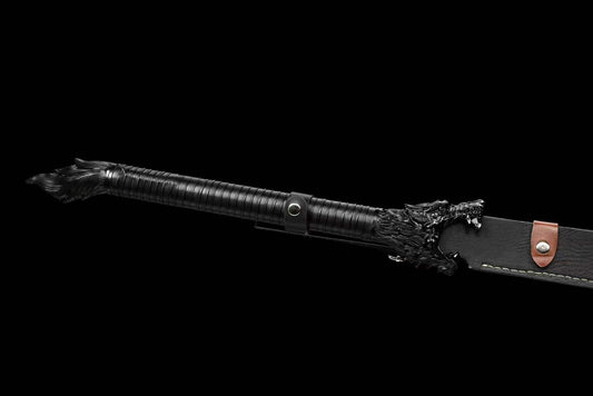 Handmade War Wolf Chinese Sword With High Manganese Steel