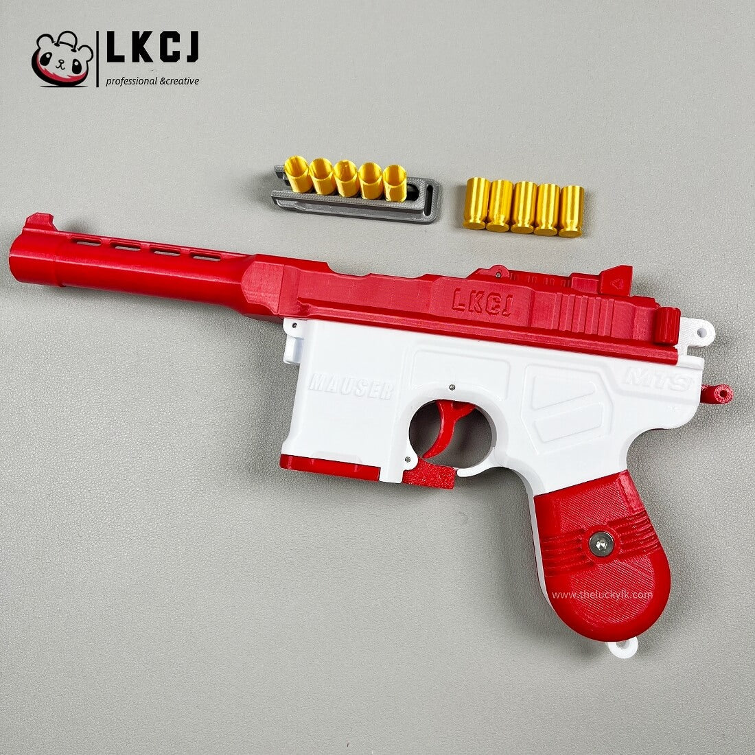 3D Printed Mauser With Throwable Bullets Christmas Gift