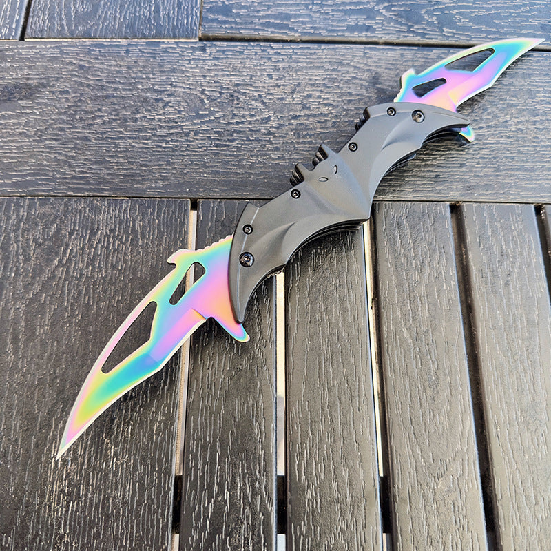 Batman Knife Twin 2 Blade Folding Knife
