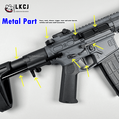 New SLR Precision Shooting Gel Blaster Fast Mode 11.1V Battery Recommended Age 18+