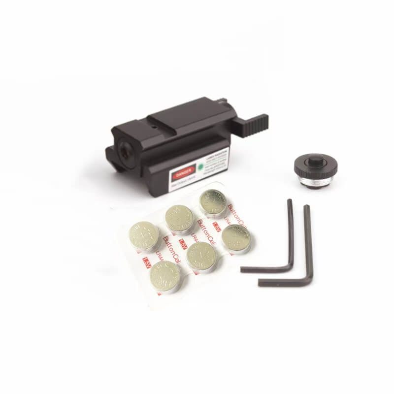 Mini Metal Red Laser With 20mm Adjustable Rail