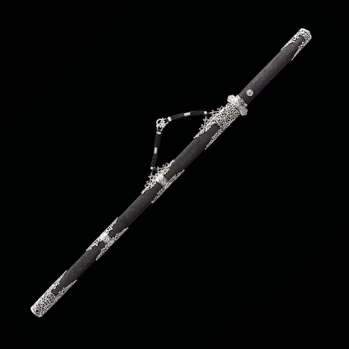 White Bronze Essence Edition Wootz steel Tang Sword