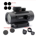 1X40 RED DOT SCOPE SIGHT RIFLE SCOPE GREEN RED DOT COLLIMATOR DOT WITH 11MM/20MM RAIL MOUNT AIRSOFT AIR HUNTING - OPTICREV