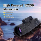 High Powered 12X50 Monocular