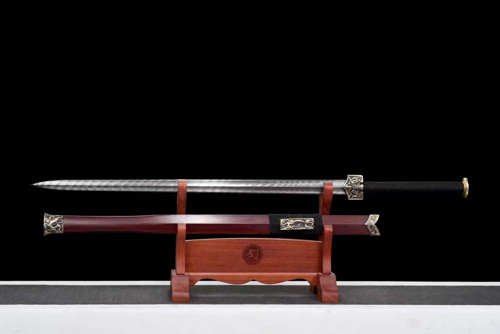 Tile-patterned Celestial Beast Han Sword