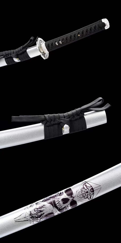 Hand Forged Japanese Samurai Katana Heavenly Serpent High Manganese Steel