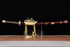 Handmade Japanese Tachi Odachi Mirror Moon T10 Three-colored Blades Truly Yokote