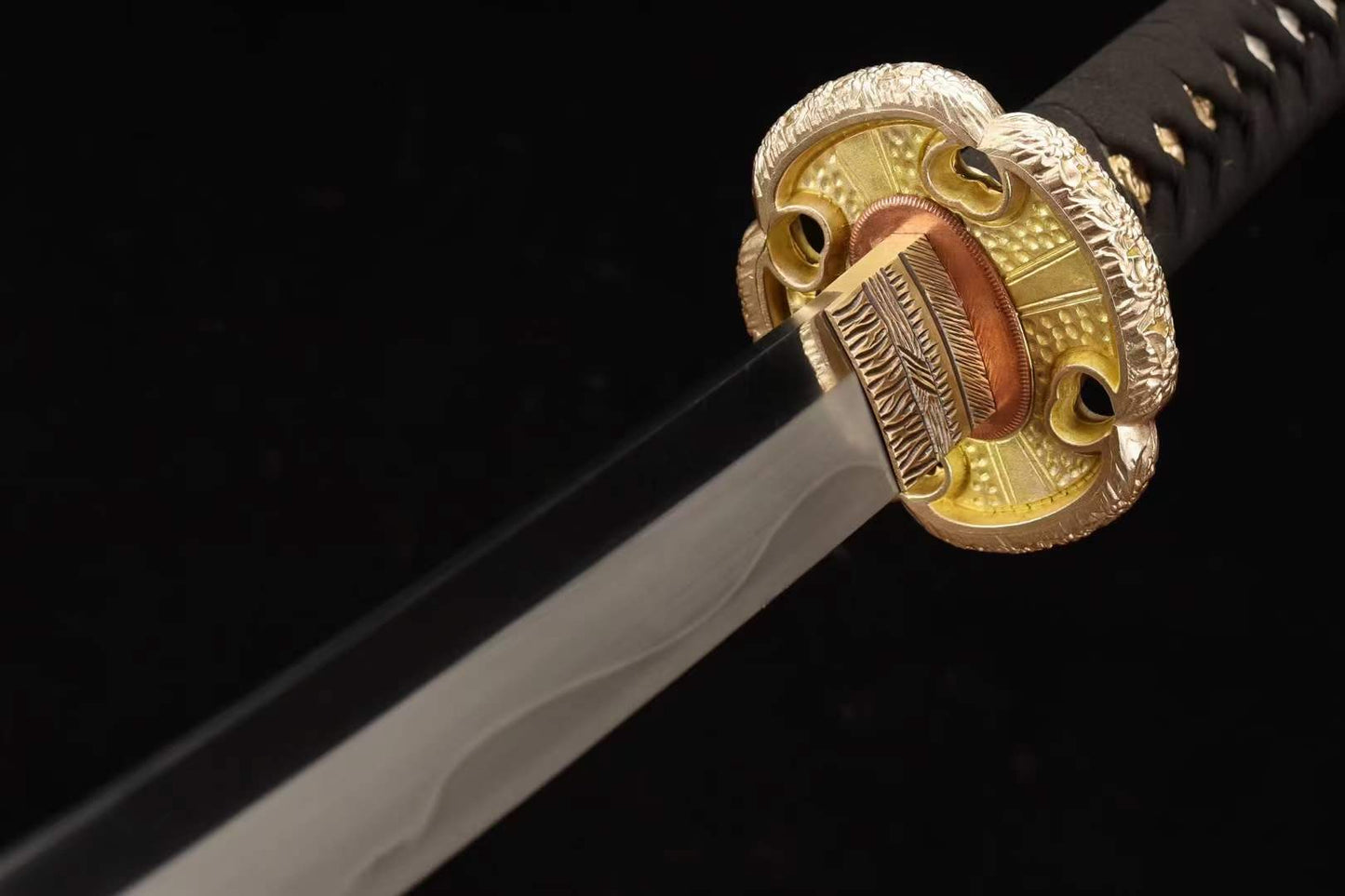 Handmade Japanese Tachi Odachi Mirror Moon T10 Three-colored Blades Truly Yokote