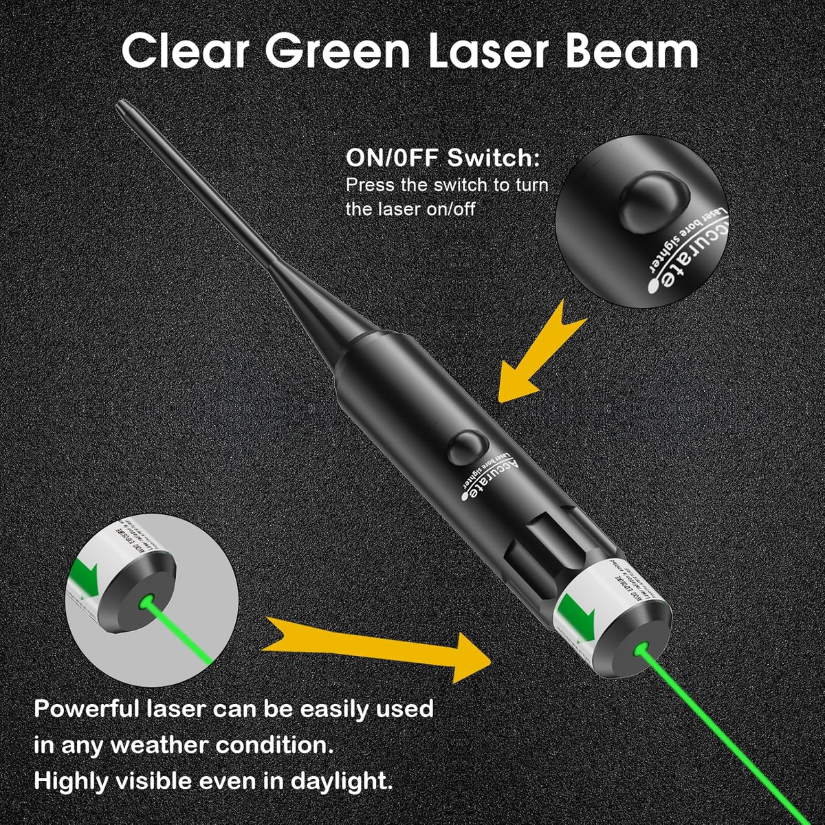 RidgeVanta Bore Sight Laser Professional Green Laser Bore Sight Kit