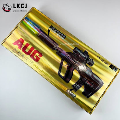 Mini Aug Gel Blaster With 7 Colors of Lighted Silencer Recommended Age Range: 10-15 Years
