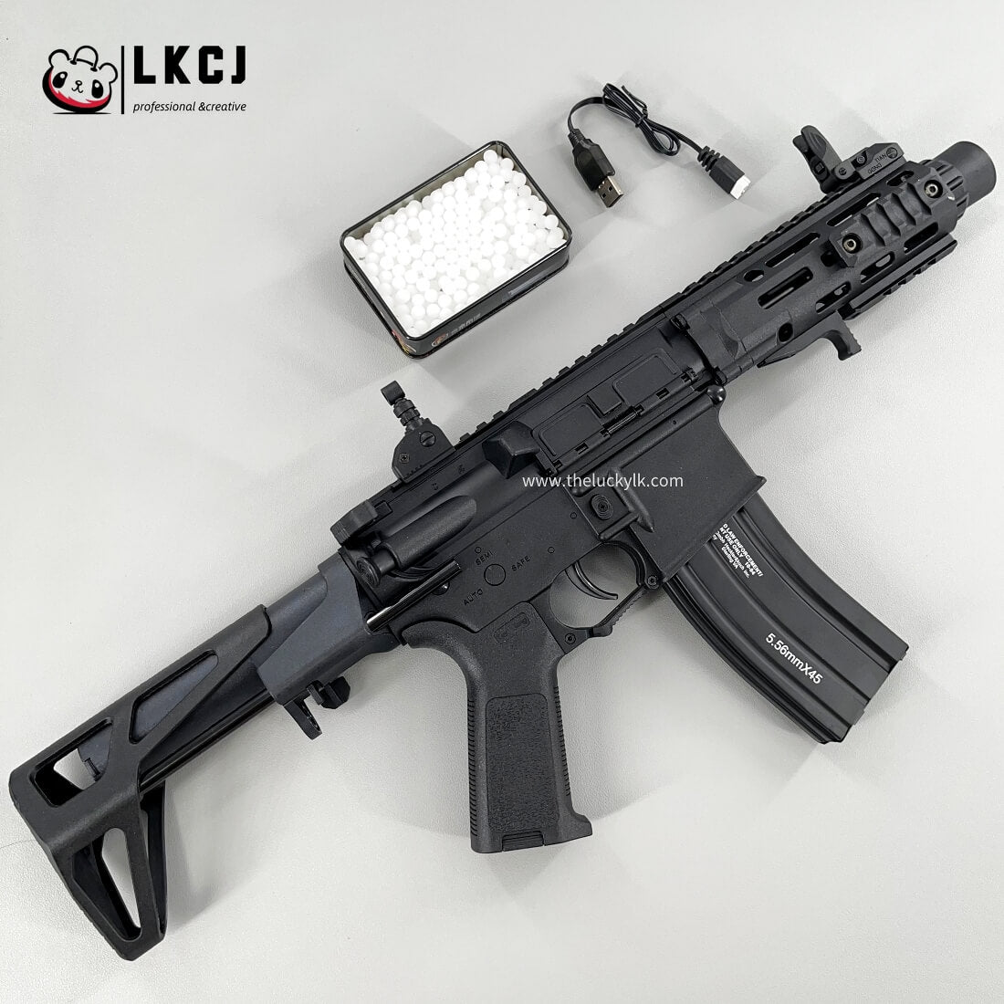 DD M4-PDW Gel Blaster High Speed Fire Mode With Metal Mag-Flagship