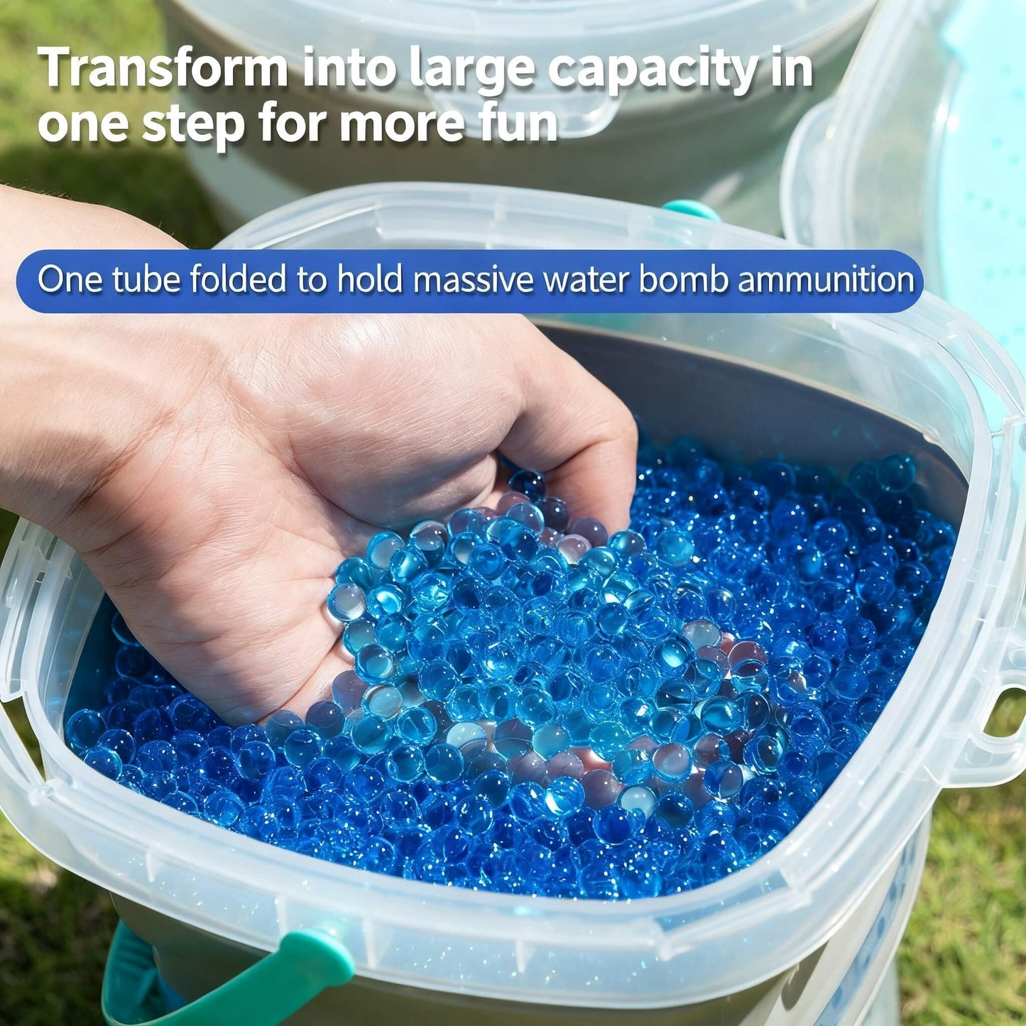Multifunctional Gel Ball Soaking Bucket