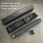 Self-defense three-section telescopic stick