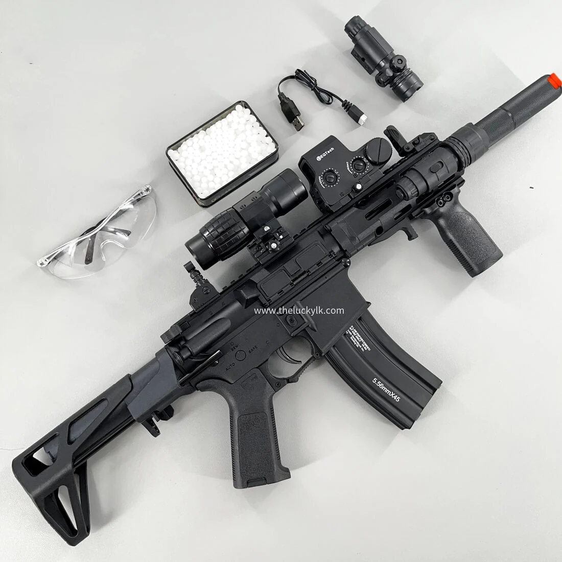 DD M4-PDW Gel Blaster High Speed Fire Mode With Metal Mag-Flagship