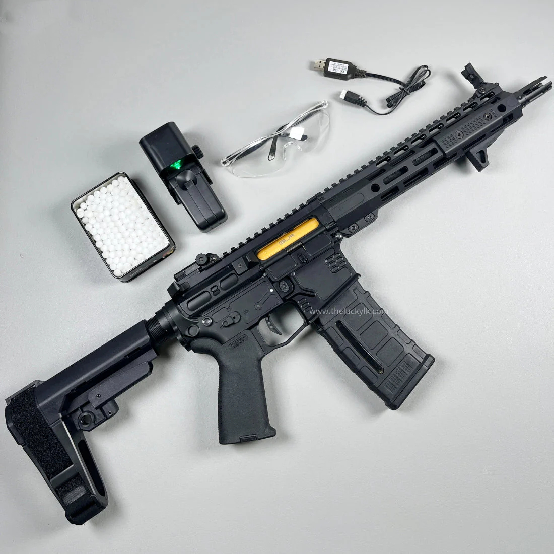 New SLR Precision Shooting Gel Blaster Fast Mode 11.1V Battery Recommended Age 18+