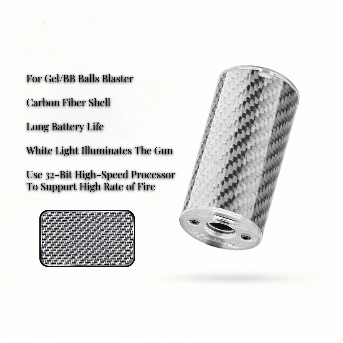 Carbon Fiber Tracer For Gel/BB Balls Blaster 2.0