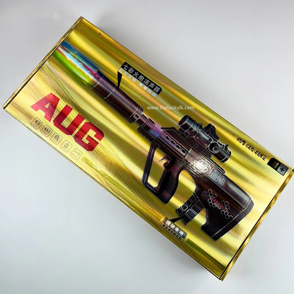 Mini Aug Gel Blaster With 7 Colors of Lighted Silencer Recommended Age Range: 10-15 Years