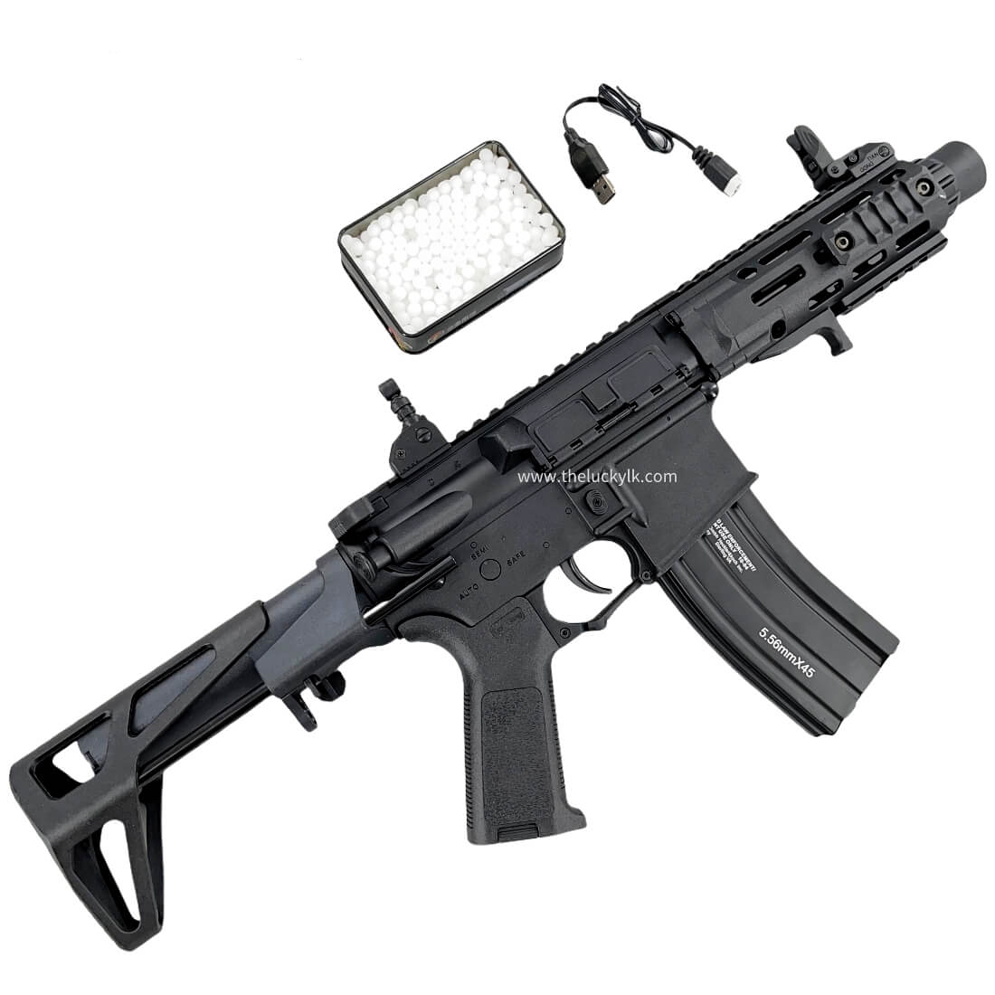 DD M4-PDW Gel Blaster High Speed Fire Mode With Metal Mag-Flagship