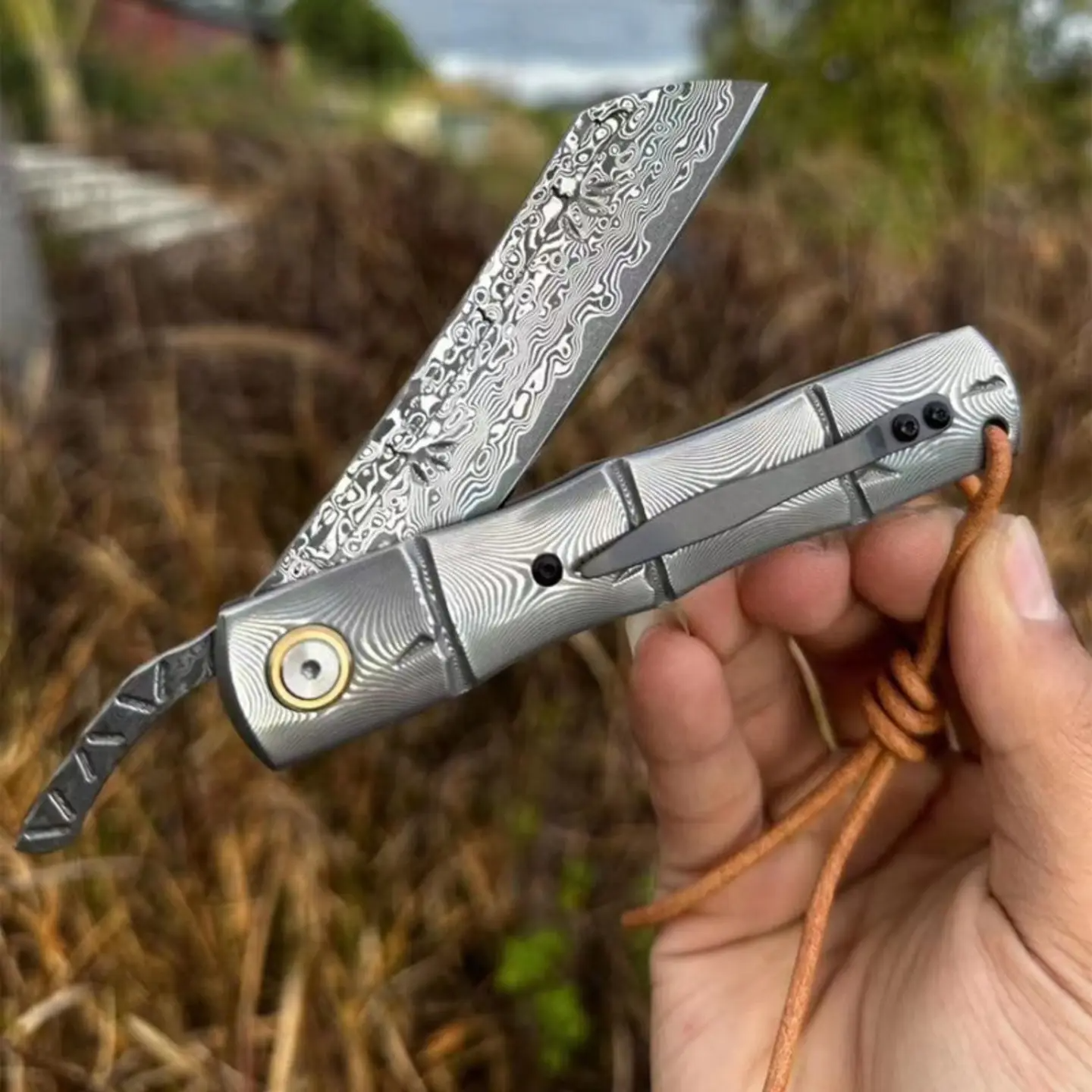 Bamboo and Rattan Damas Knife