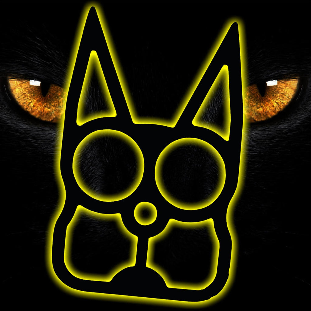 Black Cat Self Defense Keychain
