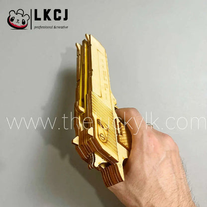 Desert Eagle Pistol  - Wooden DIY Toy