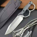 Double Heart Loop Fixed Blade Knife