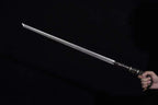 (Elder) Stainless Damascus Steel Dual-Handed Cane Knife