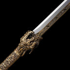 Handmade Ao Long Chinese Sword With High Manganese Steel