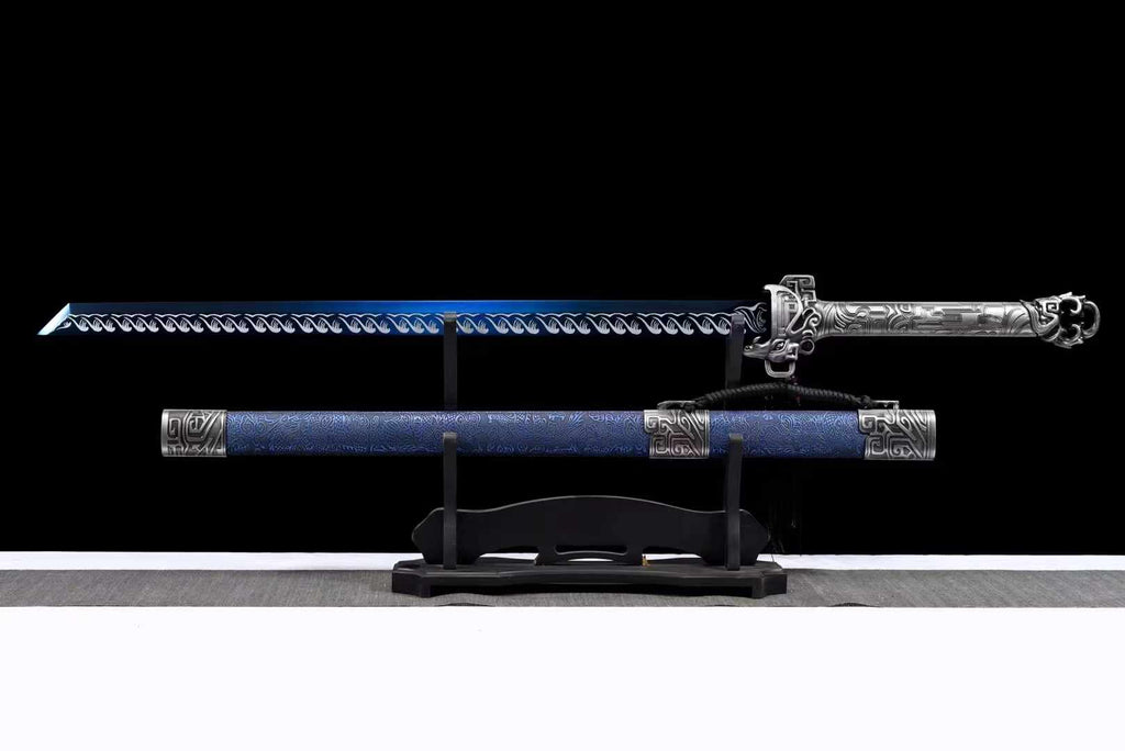 Handmade Chinese Sword With Thunder Tiger Tang Heng