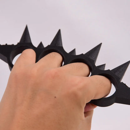 Lightweight Carbon Fiber Knuckle Duster - Self-Defense EDC