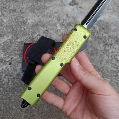 MICROTECH Zombie Tanto Knife (Black Double Edge)