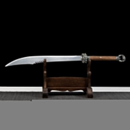 Mojue War Sword – Ox-Tail Qing Dynasty Style Manganese Steel Full-Tang Sword