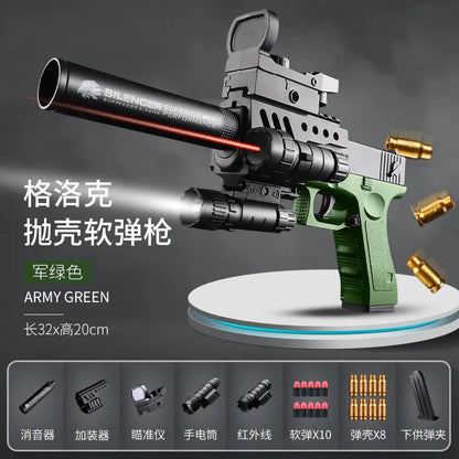 New Plastic EVA Foam Darts Bullets Gun Aim Train Handgun Air Gun