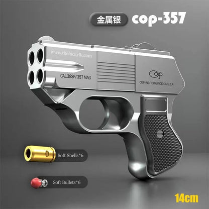 New Quadruple Shot Cop 357 Nerf Toy Gun