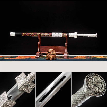 Northern Abyss Lacquered Scabbard Openwork Han Sword