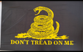 RidgeVanta Black Gadsden Flag - 3 x 5 ft