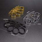 Spider Web Metal Knuckle Duster Boxing Clasp