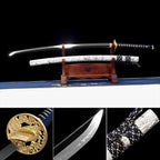 T10 Wave Katana with Mirror-Polished Finish