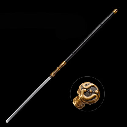 Tactical Cane Sword – Dual-Head Convertible Design