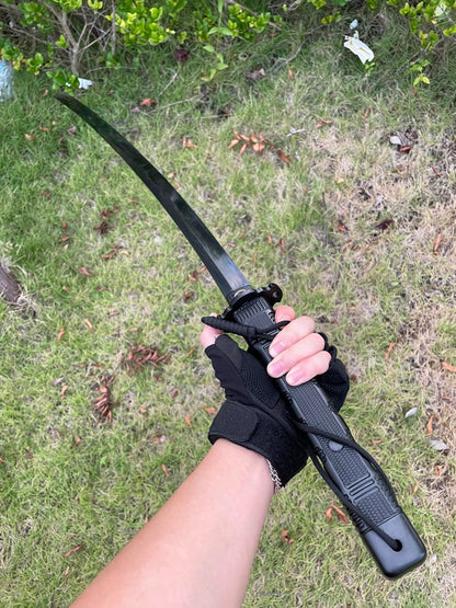 Tactical Black Warrior Tachi Sword