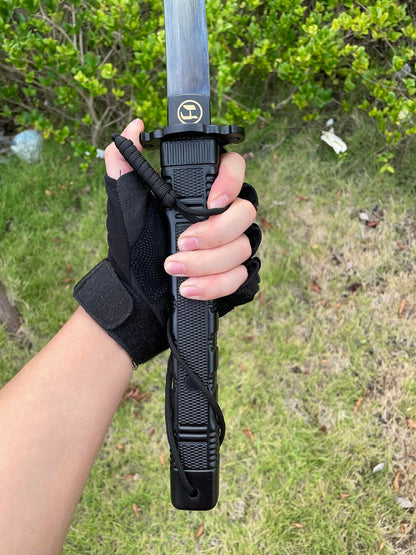 Tactical Black Warrior Tachi Sword