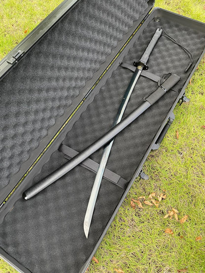 Tactical Black Warrior Tachi Sword
