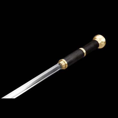 Three Dragons Playing with Pearls Cane Sword